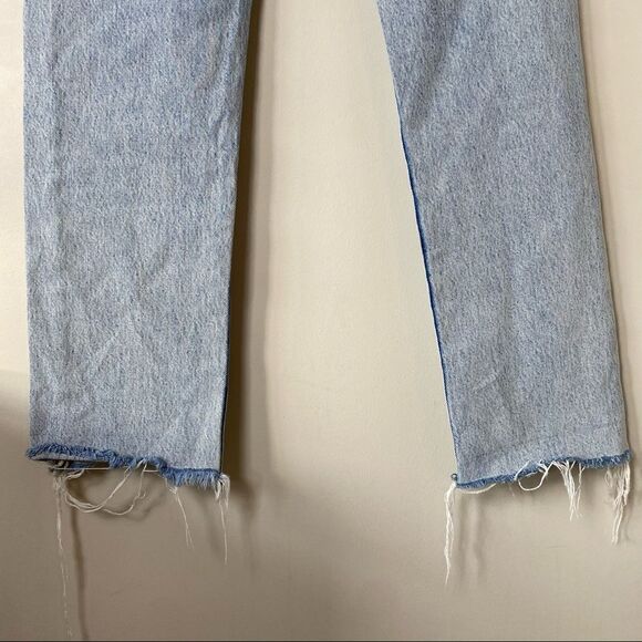 CURRENT Elliot-“The Crossover” Lightwash Straight Leg Distressed Raw Hem… - Picture 8 of 13